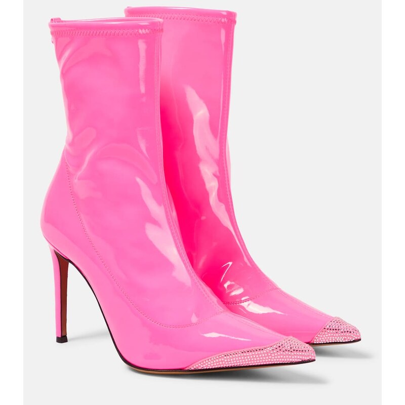 Alexandre Vauthier Crystal-embellished ankle boots