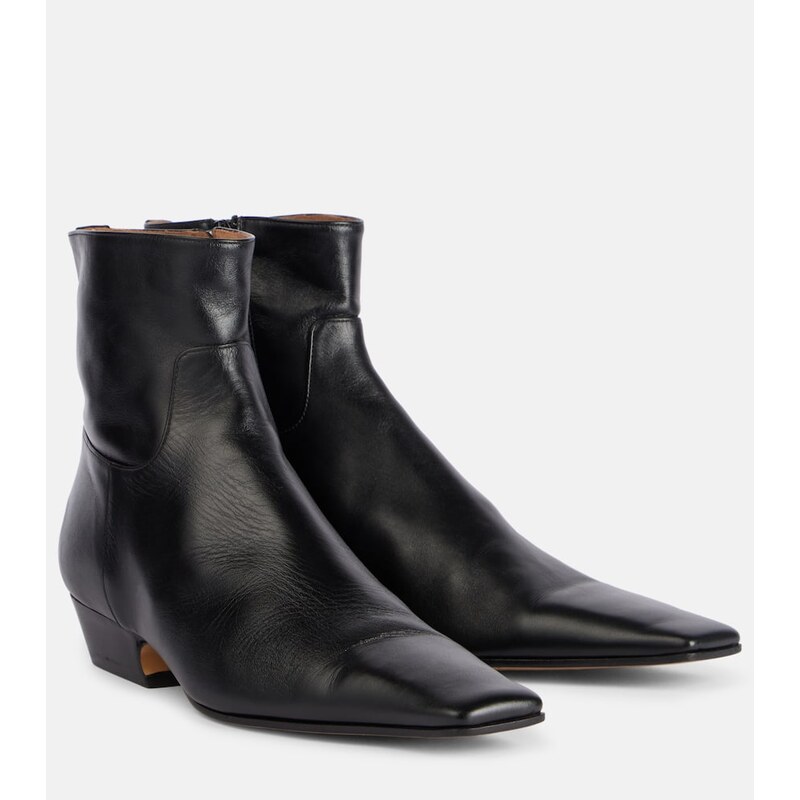 Khaite Marfa leather ankle boots