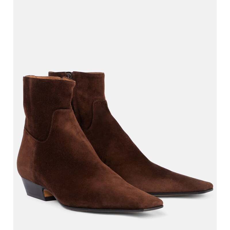 Khaite Marfa suede Chelsea boots