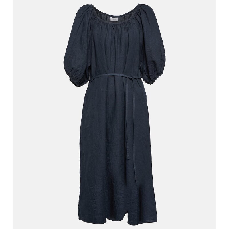 Velvet Elly off-shoulder cotton midi dress