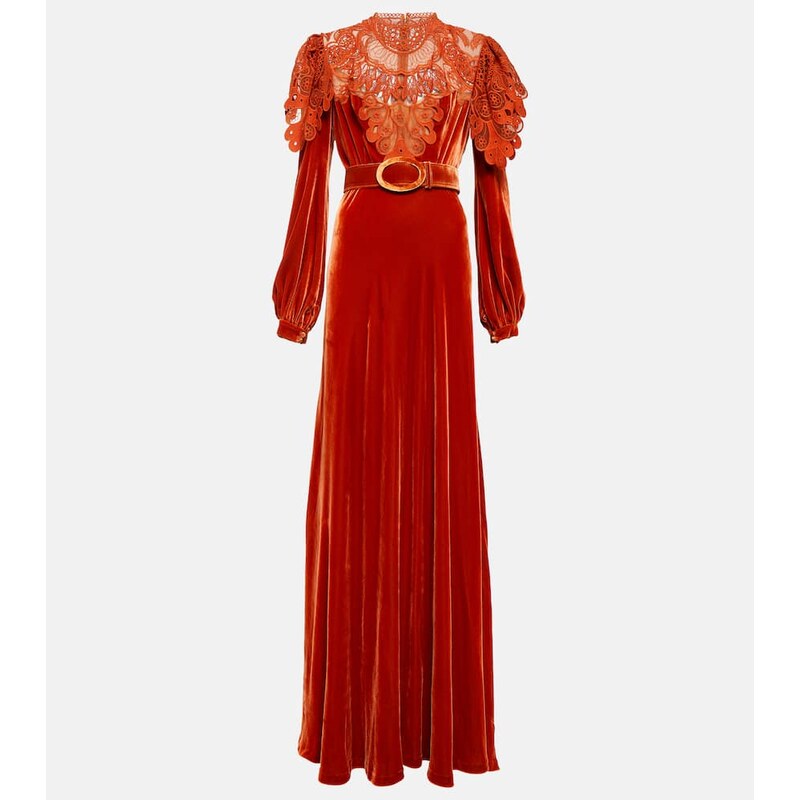 Costarellos Velvet gown