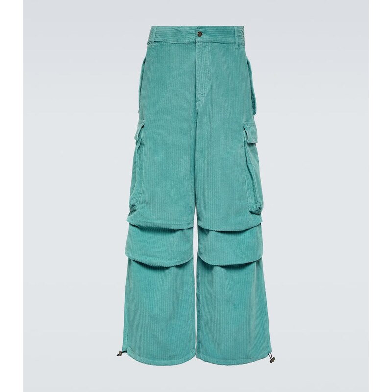 Alanui Velvet corduroy cargo pants