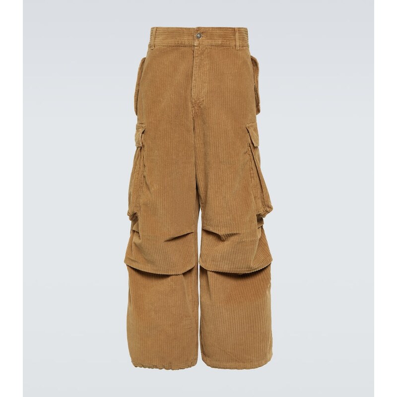 Alanui Velvet corduroy cargo pants