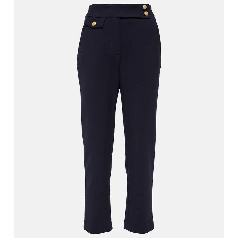 Veronica Beard Renzo high-rise slim cropped pants