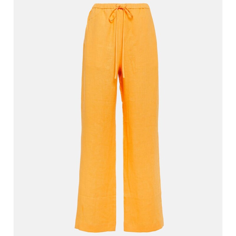 Nanushka Straight-leg linen pants