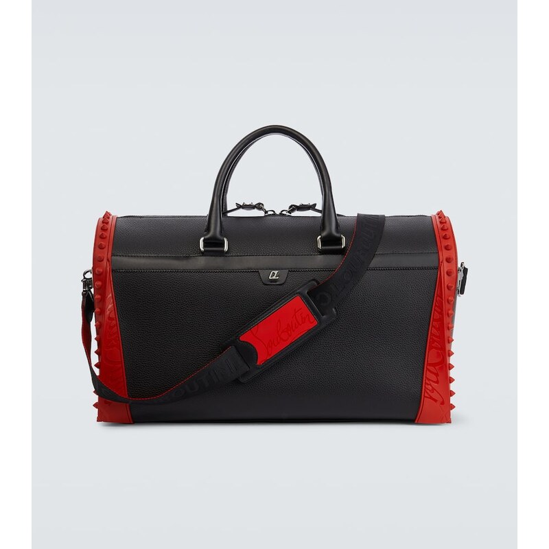 Christian Louboutin Sneakender spiked leather duffel bag