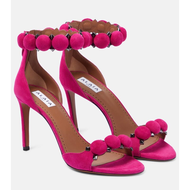 Alaïa La Bombe suede sandals