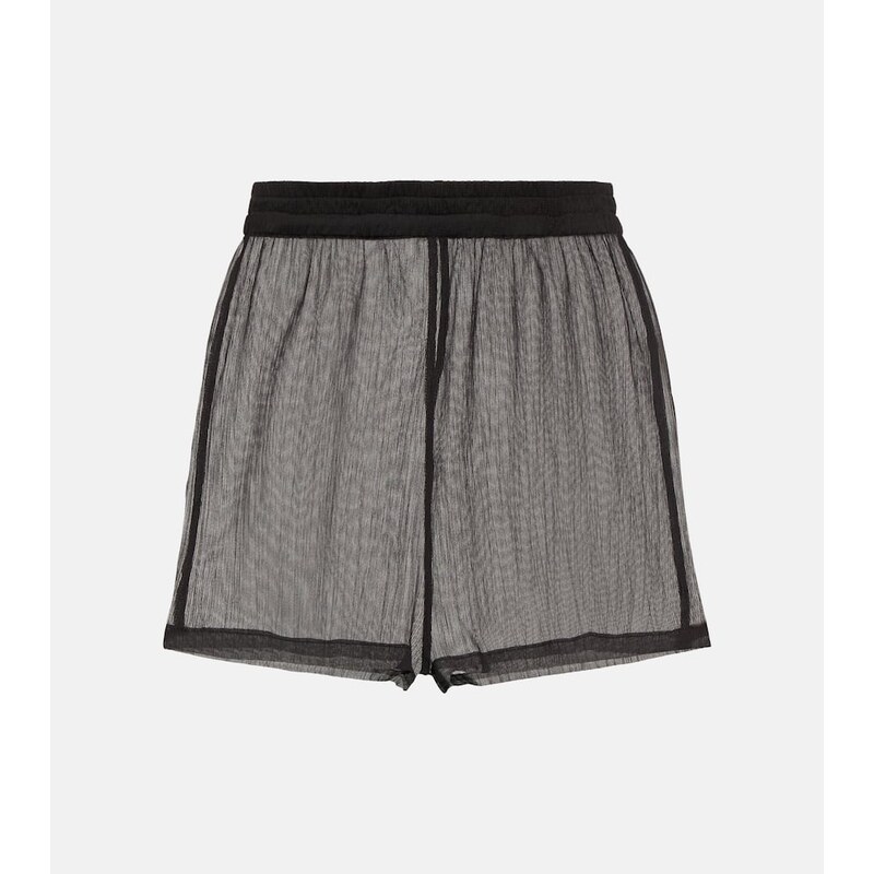 Jade Swim Sheer high-rise shorts