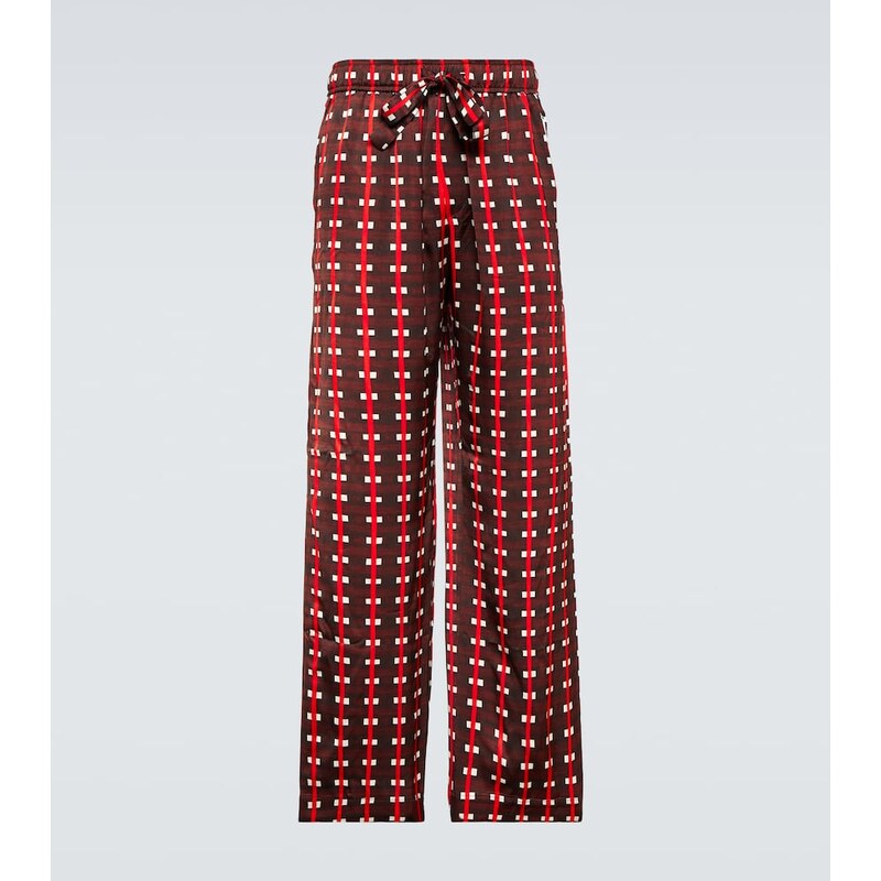 Wales Bonner x Lubaina Himid checked pants