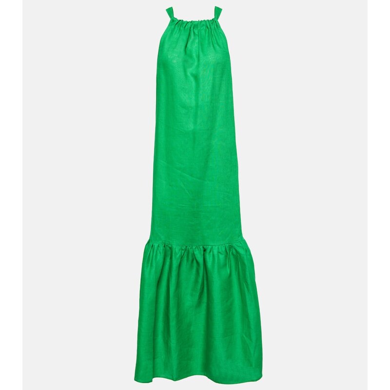 Asceno Ibiza linen maxi dress