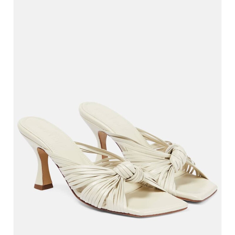 Souliers Martinez Alcala leather mules