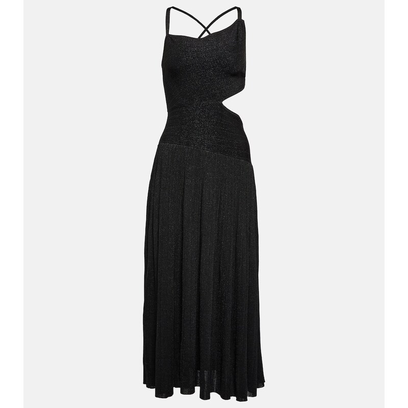 Zimmermann One-shoulder knit midi dress