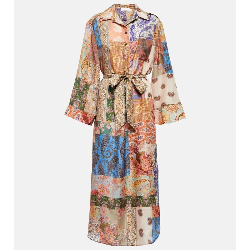 Zimmermann Devi printed silk midi dress