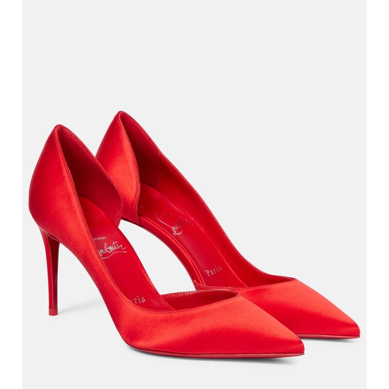 Christian Louboutin Iriza silk-satin pumps