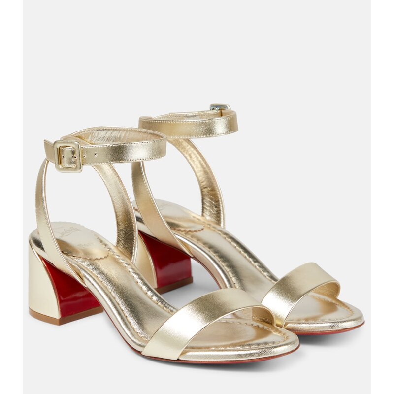 Christian Louboutin Miss Sabina 55 metallic sandals