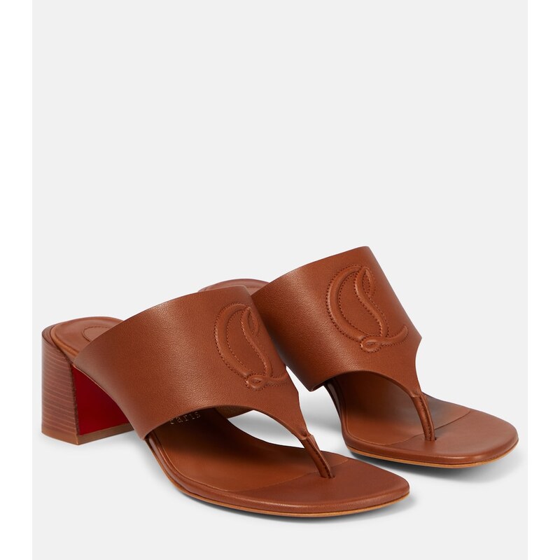 Christian Louboutin CL Tongamule leather sandals