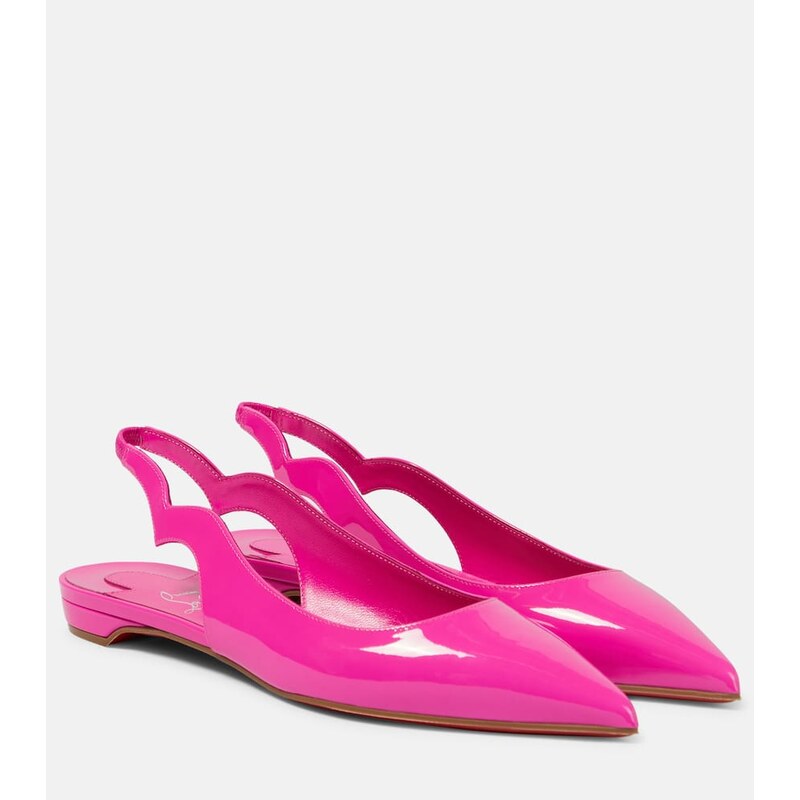 Christian Louboutin Hot Chickita Sling patent leather ballet