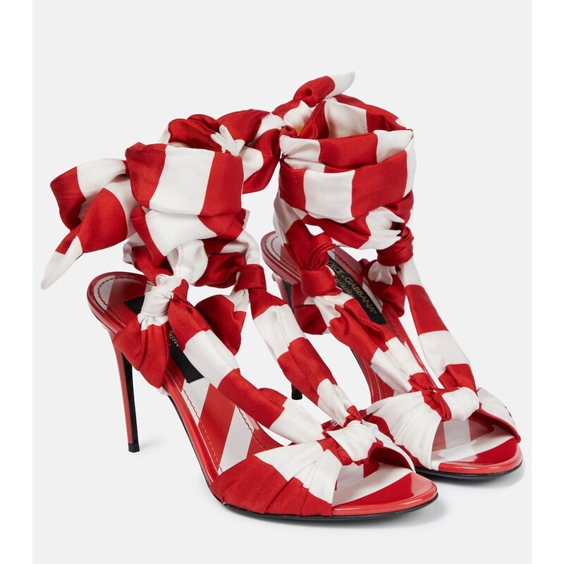 Dolce&Gabbana Portofino 105 striped sandals