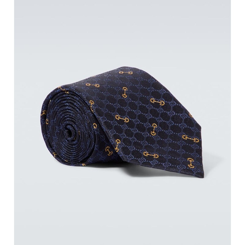 Gucci Horsebit silk tie