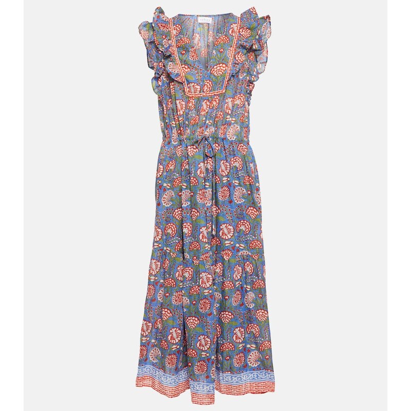 Velvet Rosalina cotton midi dress