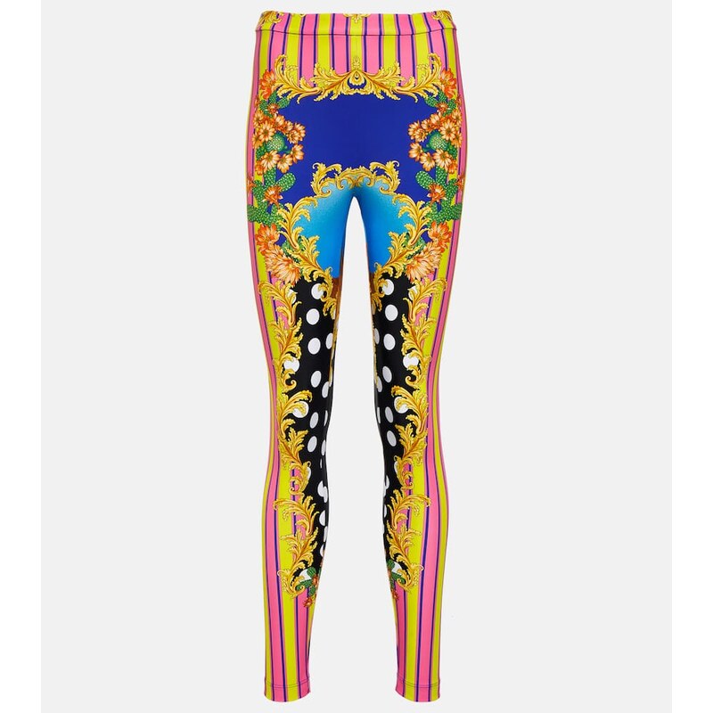 Versace Medusa Palm Springs leggings