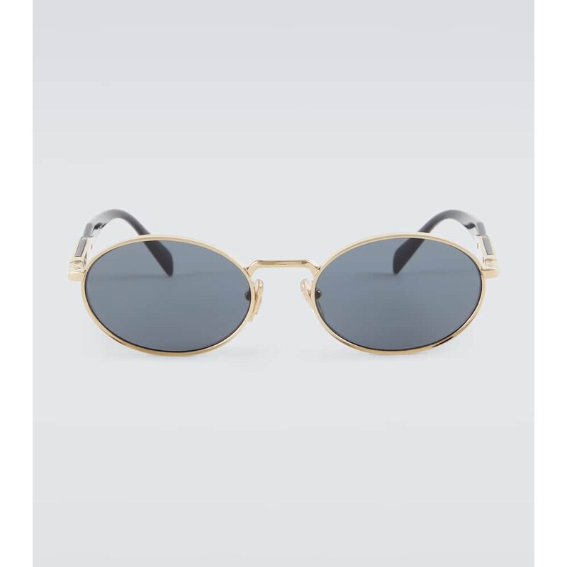 Prada Logo oval sunglasses