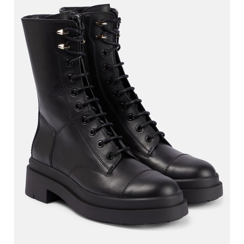 Jimmy Choo Nari leather mid-calf boots