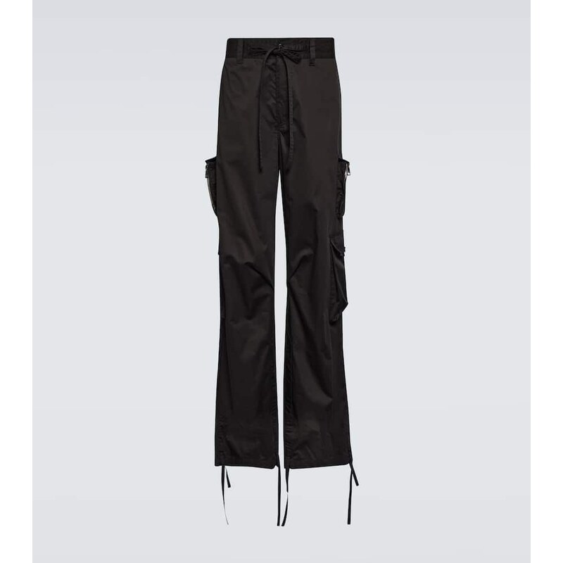 Dolce&Gabbana High-rise straight cotton pants