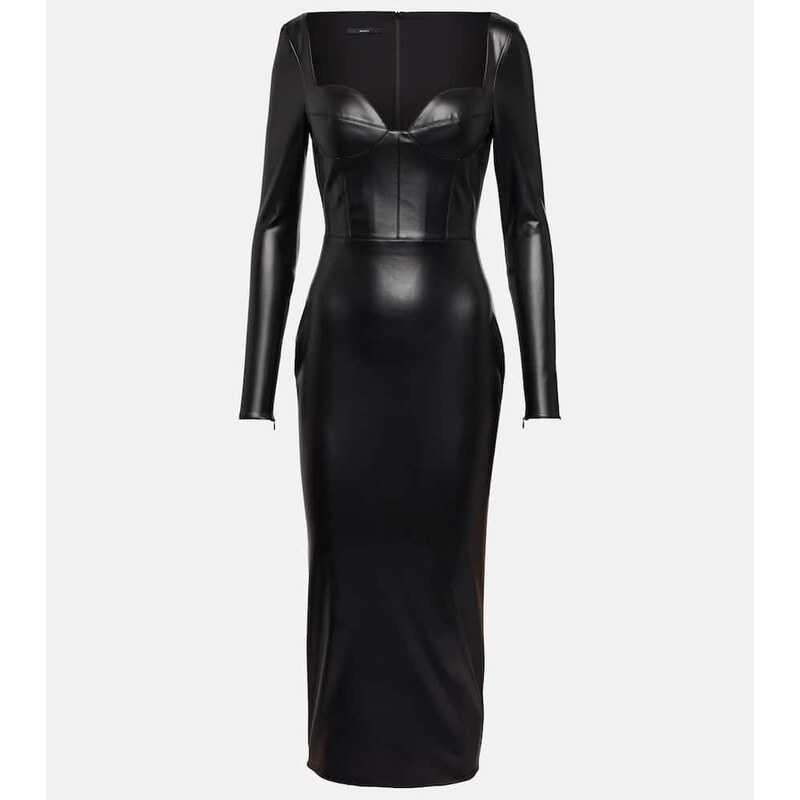Alex Perry Blade sweetheart midi dress