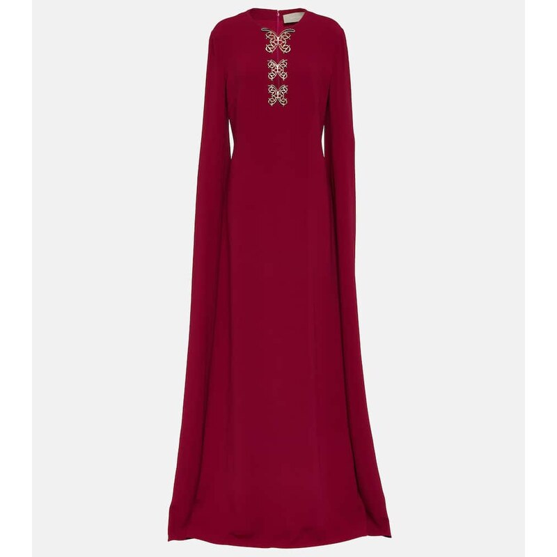 Elie Saab Embellished crÃªpe gown