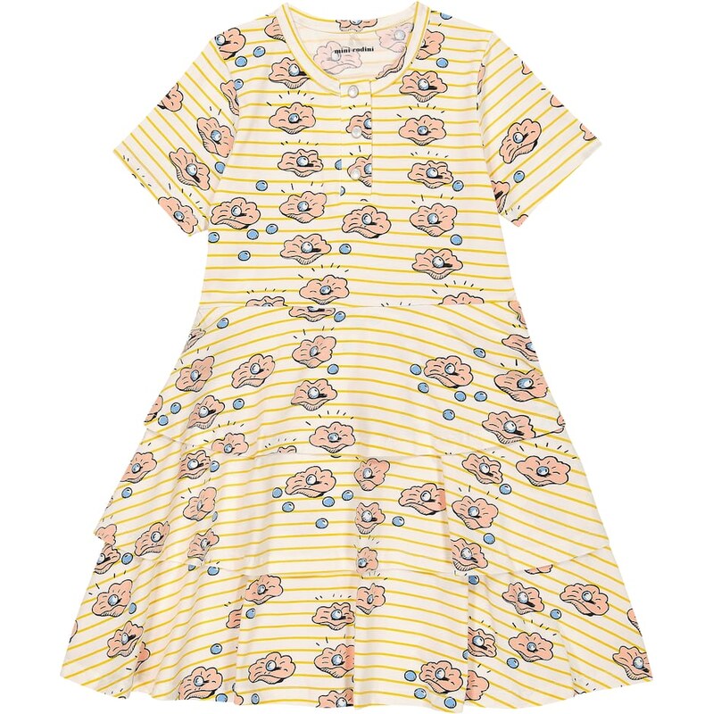 Mini Rodini Seashell cotton dress