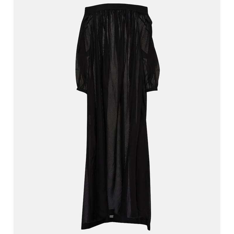 Alaïa Off-shoulder maxi dress