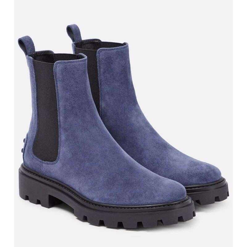 Tods Suede Chelsea boots