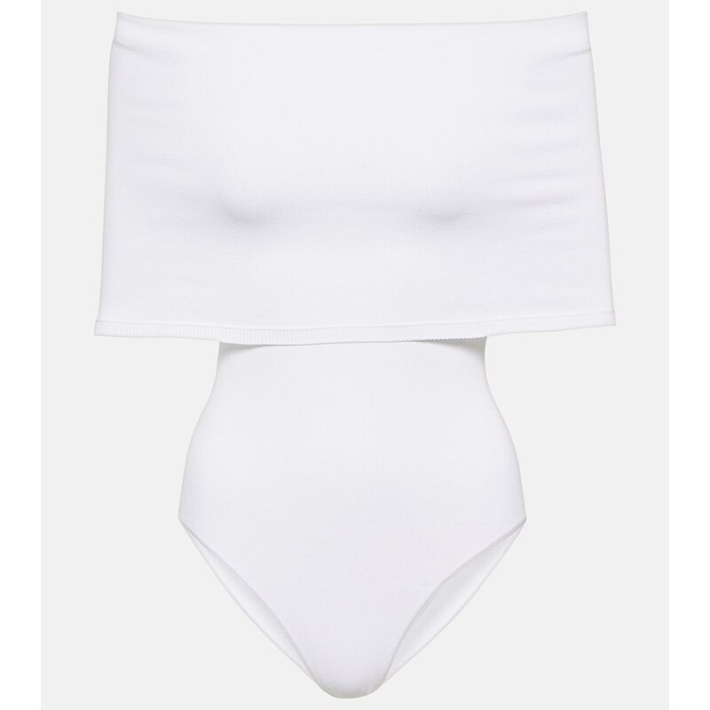 Alaïa Off-shoulder knit bodysuit