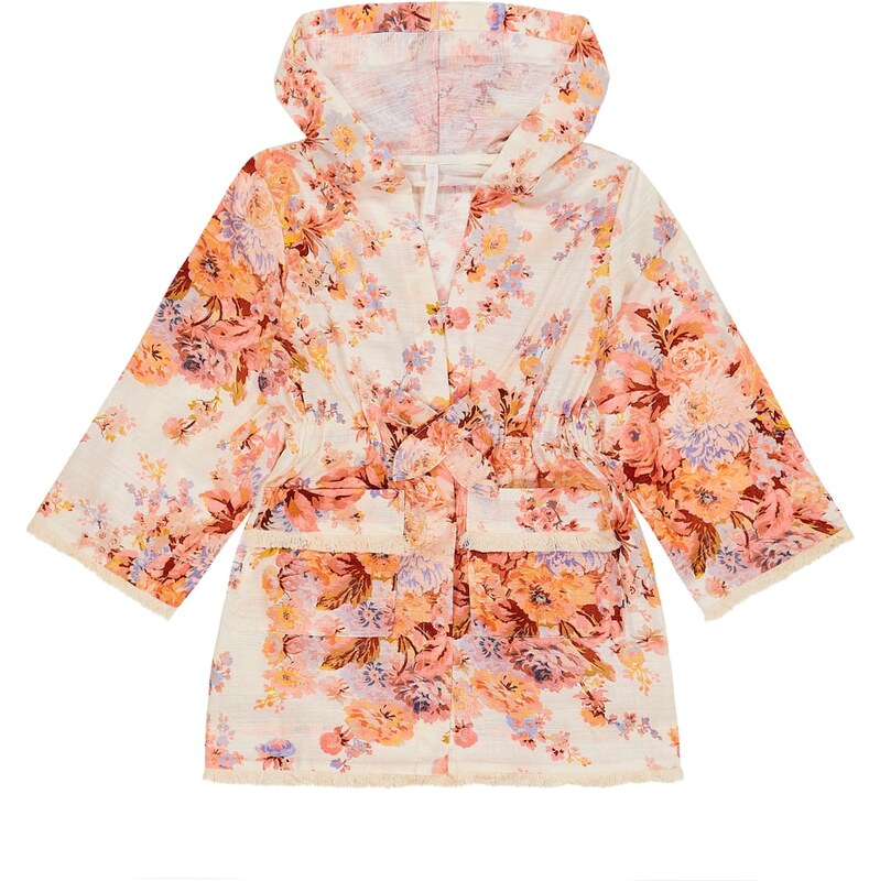 Zimmermann Kids Devi floral cotton robe