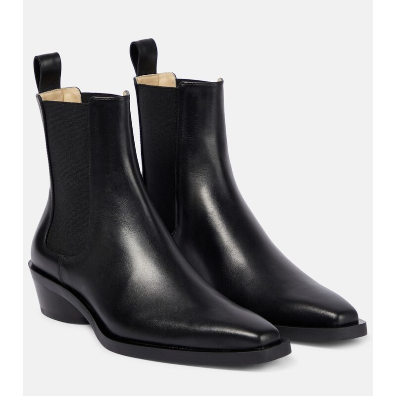 Proenza Schouler Bronco leather ankle boots