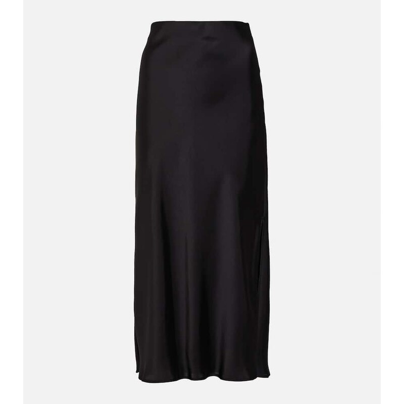 Brunello Cucinelli Satin midi skirt