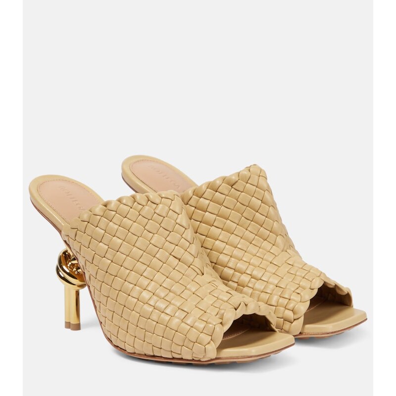 Bottega Veneta Knot leather mules
