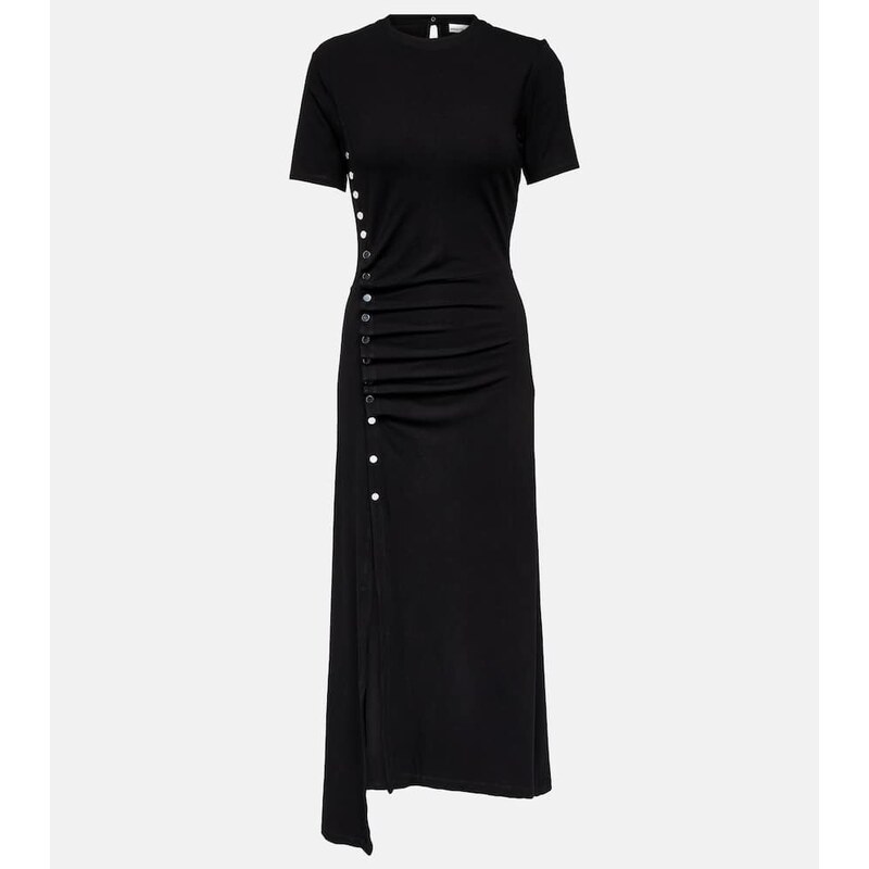 Rabanne Pleated jersey maxi dress