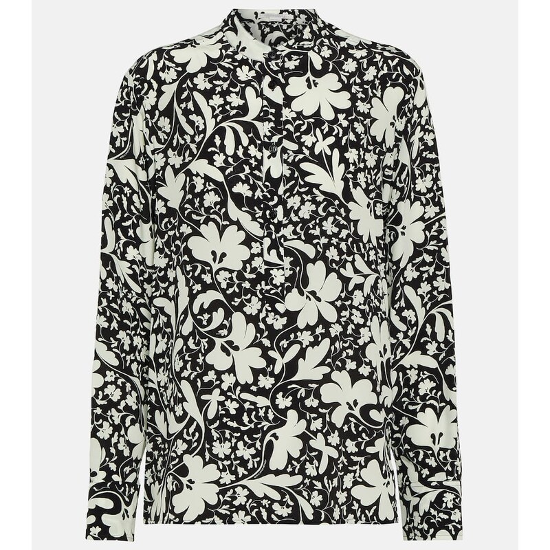Stella McCartney Printed silk shirt