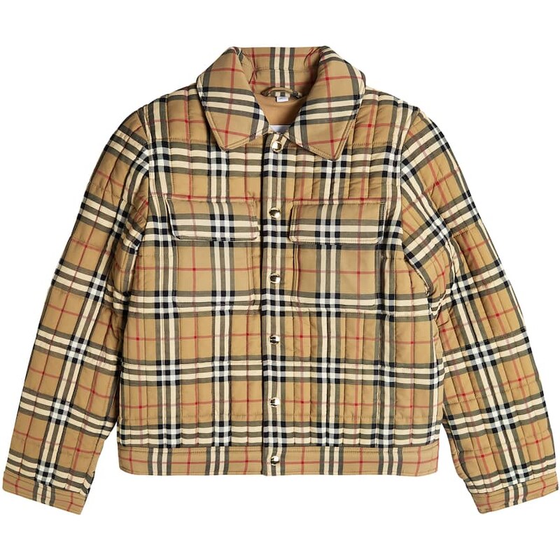 Burberry Kids Check windbreaker jacket