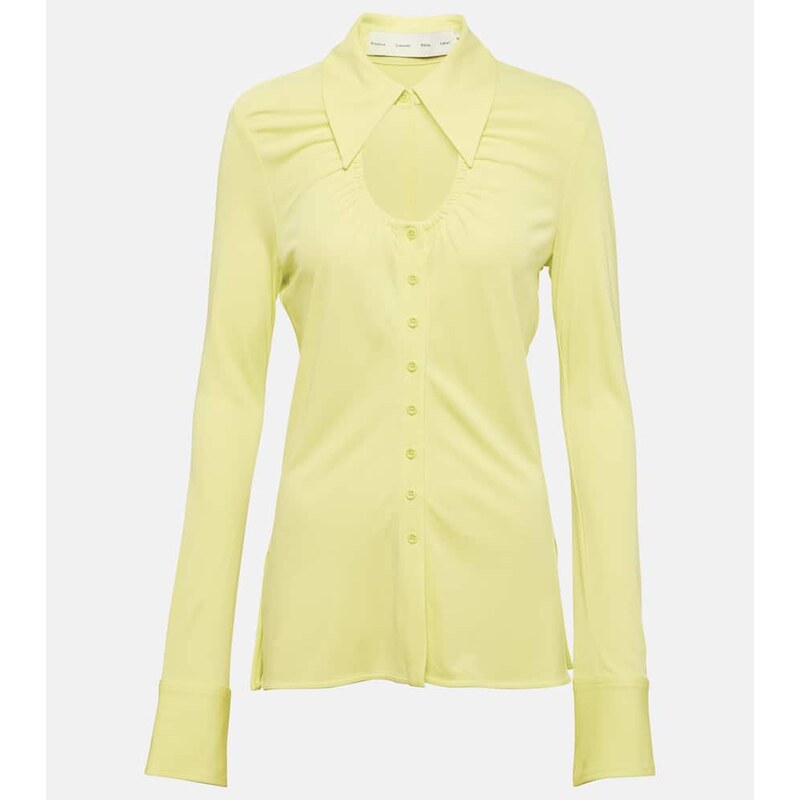 Proenza Schouler White Label cutout jersey shirt