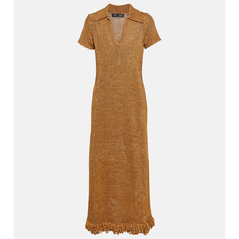 Proenza Schouler Tassel-trimmed midi dress