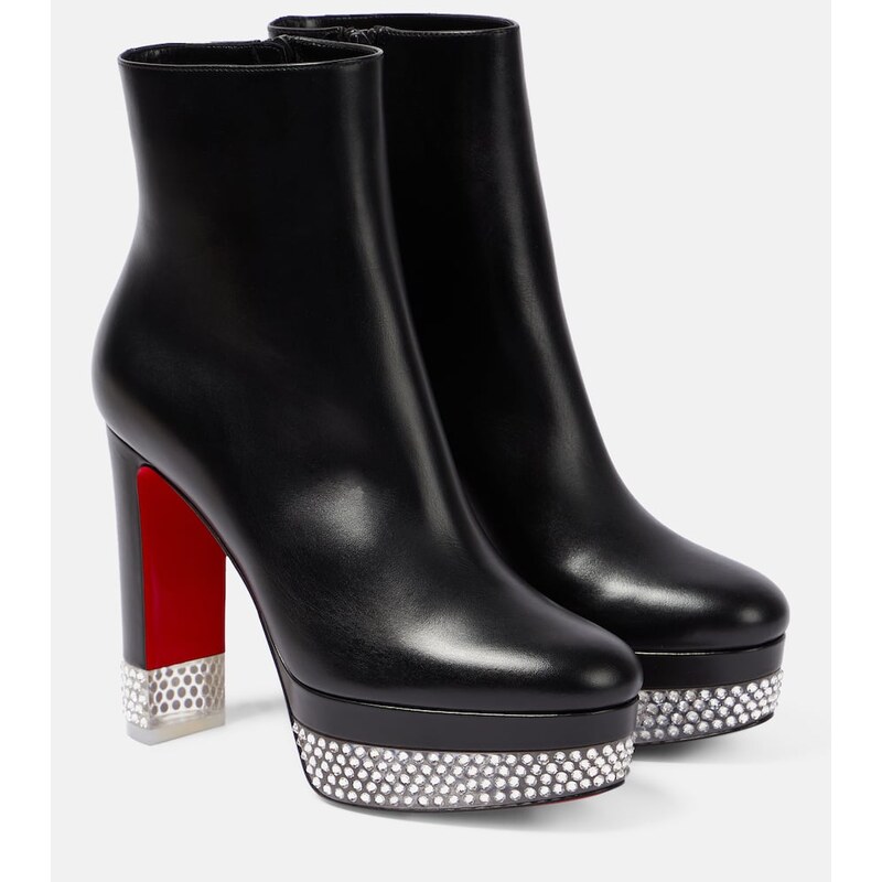 Christian Louboutin Cassandribooty leather ankle boots