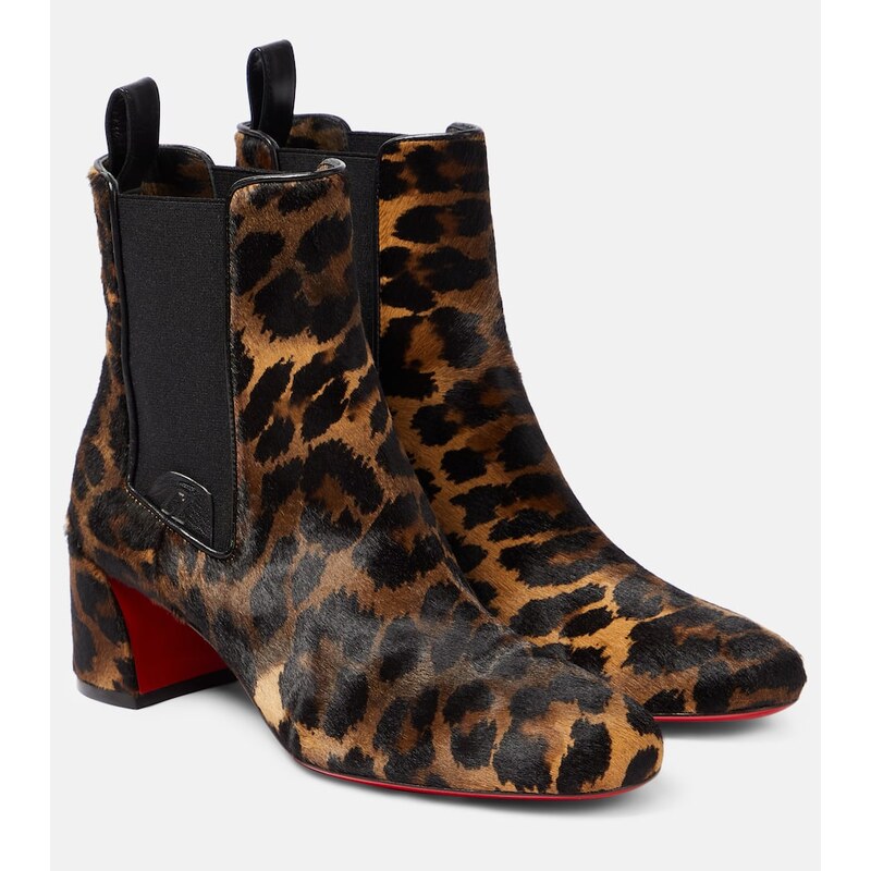 Christian Louboutin Turelastic leather ankle boots