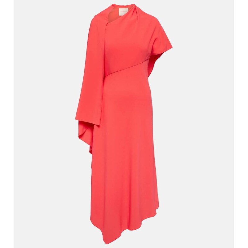 Roksanda Pascale cape-detail crÃªpe maxi dress