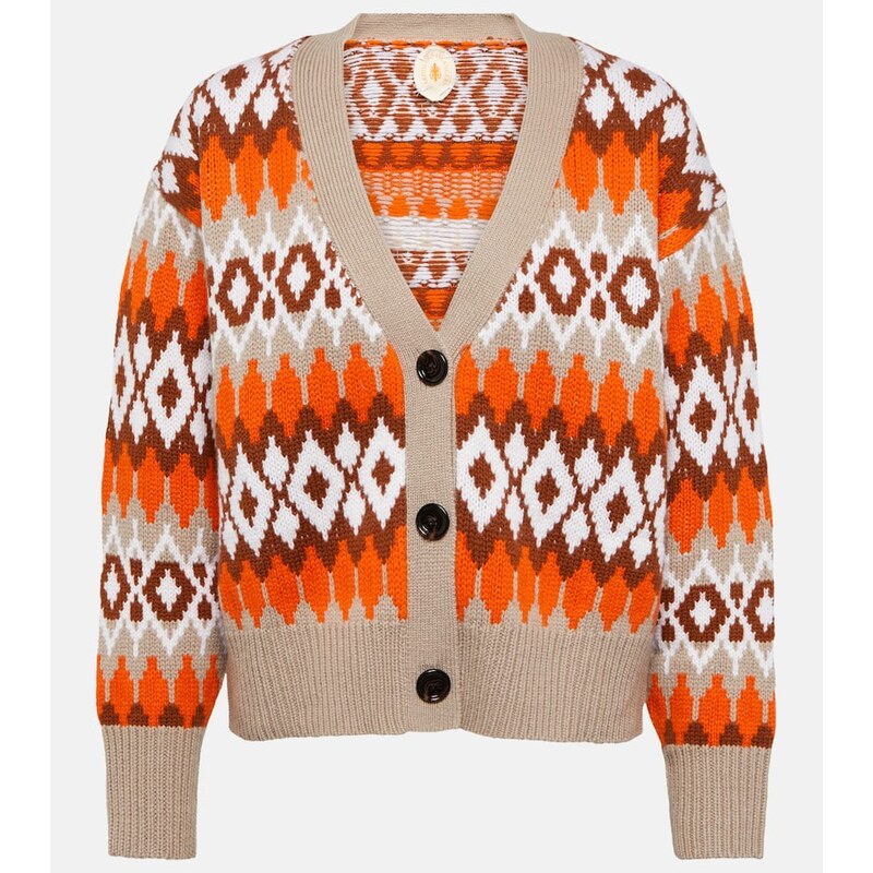 Jardin des Orangers Wool and cashmere cardigan