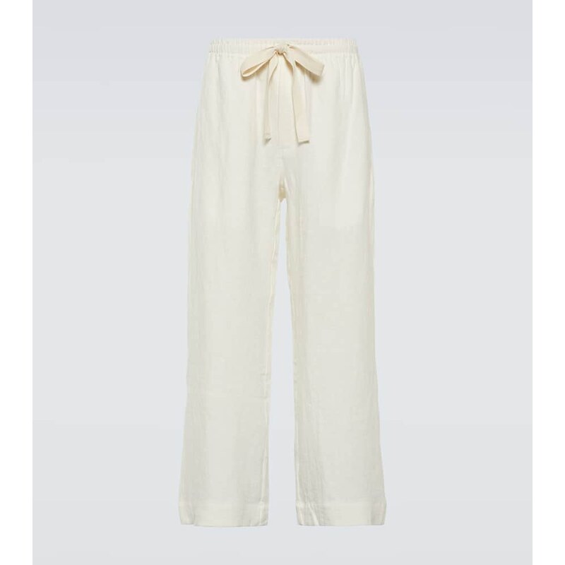 Commas Linen wide-leg pants