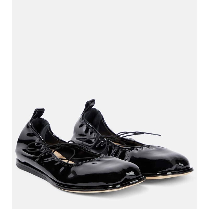Simone Rocha Patent leather ballet flats