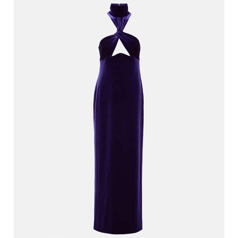 Galvan Cleveland velvet gown